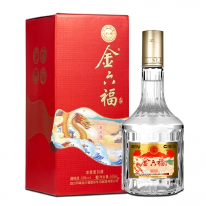 金六福酒黄河纪念版（黄洒颂） 礼盒装 浓香型 50度500ml/瓶