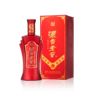 泸州52度浓香老窖六窖酒（红） 浓香型白酒 500ml（单瓶装）