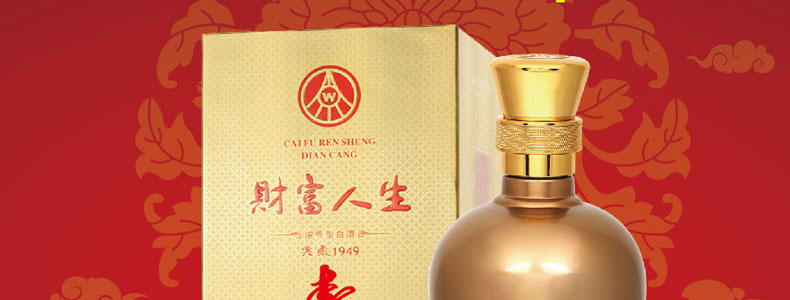 五粮液股份公司出品财富人生-典藏1949 52° 浓香型白酒